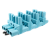 Compacte verdeler voor insteekbare gebouwinstallatie Splitters Adels Splitter, 5-polig, 1 in 5 uit, pastelblauw, DALI 1671P5V4
